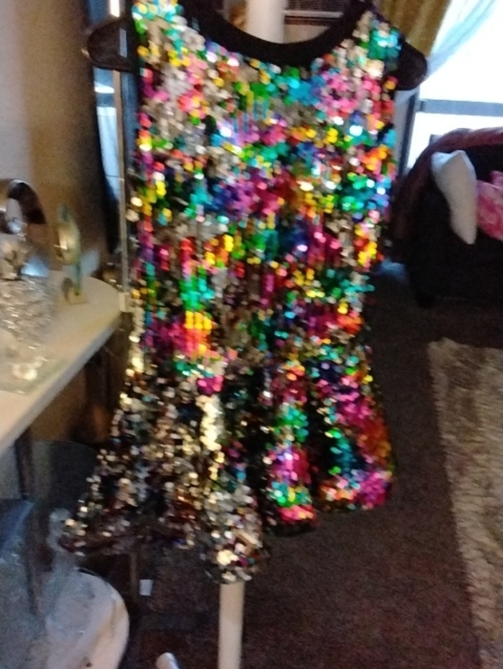 Revolution Multicolor Sequin Midi Dress